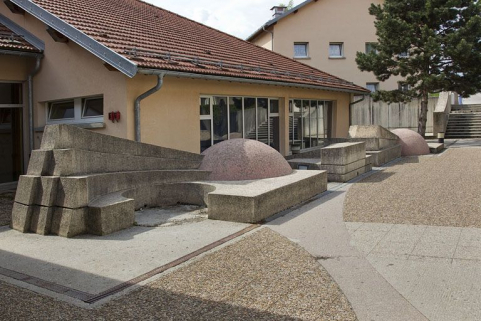 Vue d'ensemble depuis le nord. © Région Bourgogne-Franche-Comté, Inventaire du patrimoine