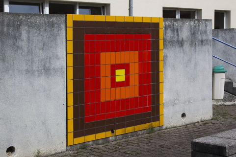 Carrelage mural : un panneau. © Région Bourgogne-Franche-Comté, Inventaire du patrimoine