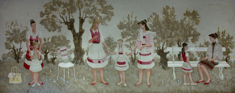 Panneau à droite de l'entrée des filles. © Région Bourgogne-Franche-Comté, Inventaire du patrimoine