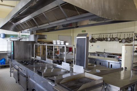 Bâtiment de l'hôtellerie : cuisine pédagogique (nord). © Région Bourgogne-Franche-Comté, Inventaire du patrimoine