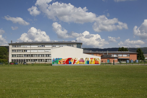 Vue d'ensemble, depuis l'ouest. © Région Bourgogne-Franche-Comté, Inventaire du patrimoine