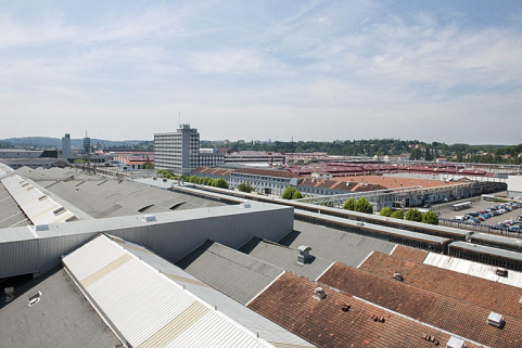 Vue d'ensemble depuis l'est du site. © Région Bourgogne-Franche-Comté, Inventaire du patrimoine Vue d'ensemble depuis l'est du site. © Région Bourgogne-Franche-Comté, Inventaire du patrimoine
