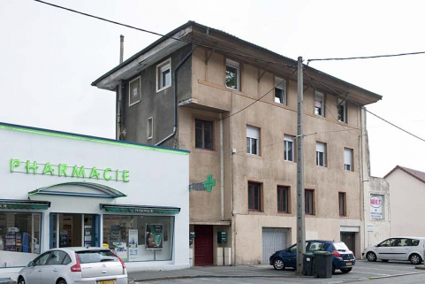 Vestiges de l'atelier depuis la rue. © Région Bourgogne-Franche-Comté, Inventaire du patrimoine