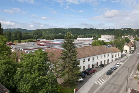 Vue plongeante depuis le nord-est. © Région Bourgogne-Franche-Comté, Inventaire du patrimoine