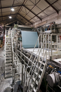 Table de fabrication de la machine à papier. © Région Bourgogne-Franche-Comté, Inventaire du patrimoine