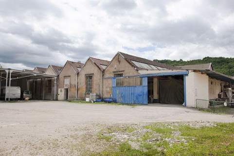 Pignons est des ateliers d'emboutissage et de décolletage. © Région Bourgogne-Franche-Comté, Inventaire du patrimoine