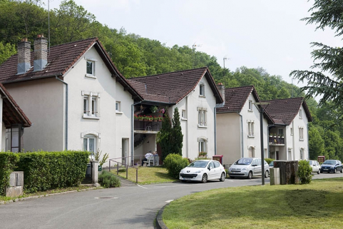 Cité du parc. Habitations de 4 logements. © Région Bourgogne-Franche-Comté, Inventaire du patrimoine