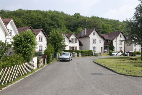 Cité du parc. Vue d'ensemble depuis l'entrée. © Région Bourgogne-Franche-Comté, Inventaire du patrimoine