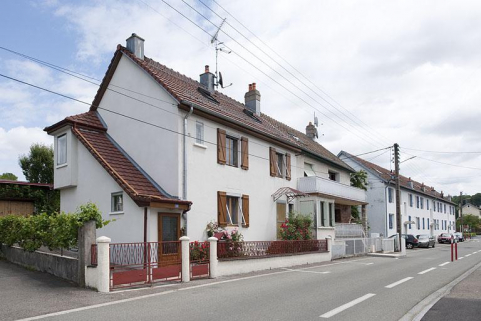 Vue d'ensemble depuis l'ouest. © Région Bourgogne-Franche-Comté, Inventaire du patrimoine