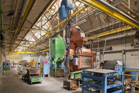 Atelier d'usinage nord. Travée orientale. © Région Bourgogne-Franche-Comté, Inventaire du patrimoine