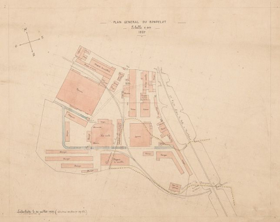 Plan général du Rondelot. © Région Bourgogne-Franche-Comté, Inventaire du patrimoine