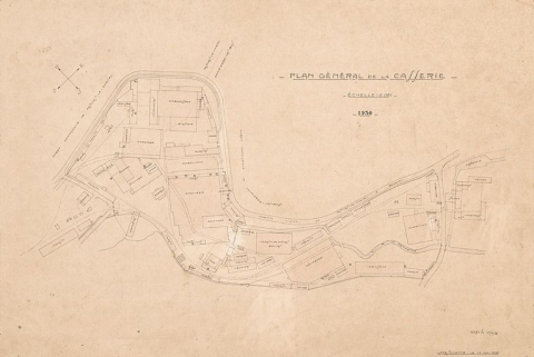 Plan général de la Casserie. © Région Bourgogne-Franche-Comté, Inventaire du patrimoine