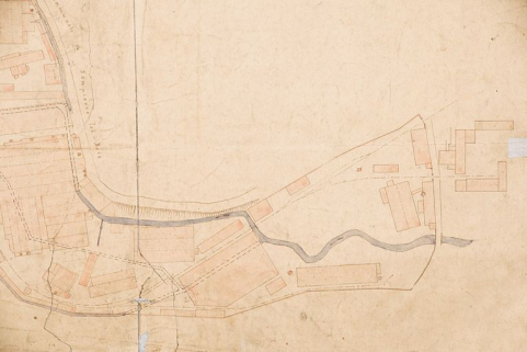 Plan général de la Casserie [partie est : Lafeschotte du Haut]. © Région Bourgogne-Franche-Comté, Inventaire du patrimoine