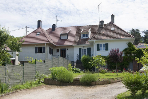 Maisons jumelles rue Raoul Delattre. Façades ouest. © Région Bourgogne-Franche-Comté, Inventaire du patrimoine