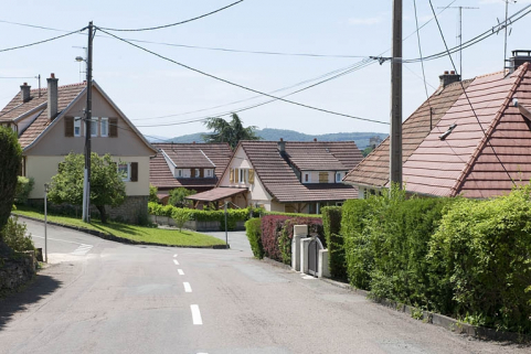 Maisons rue Kléber Gretz. © Région Bourgogne-Franche-Comté, Inventaire du patrimoine