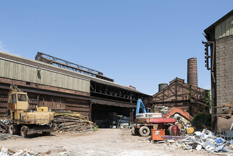 Travées de l'atelier de laminage. © Région Bourgogne-Franche-Comté, Inventaire du patrimoine