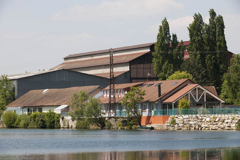 Bâtiments de l'aciérie depuis le sud-est. © Région Bourgogne-Franche-Comté, Inventaire du patrimoine