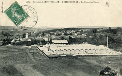 Environs de Montbéliard - Bethoncourt et les Nouvelles Usines. © Région Bourgogne-Franche-Comté, Inventaire du patrimoine