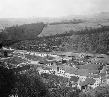 Extrémité nord de l'usine. © Région Bourgogne-Franche-Comté, Inventaire du patrimoine Extrémité nord de l'usine. © Région Bourgogne-Franche-Comté, Inventaire du patrimoine