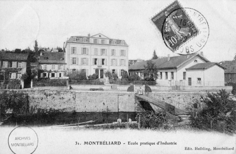 Montbéliard. Ecole Pratique d'Industrie. © Région Bourgogne-Franche-Comté, Inventaire du patrimoine