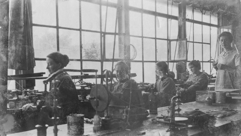 Vue intérieure de l'atelier. © Région Bourgogne-Franche-Comté, Inventaire du patrimoine