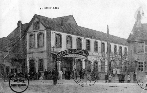 Entrée de la brasserie de Sochaux. © Région Bourgogne-Franche-Comté, Inventaire du patrimoine