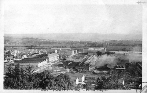 Sochaux (Doubs) - Usines Peugeot. © Région Bourgogne-Franche-Comté, Inventaire du patrimoine Sochaux (Doubs) - Usines Peugeot. © Région Bourgogne-Franche-Comté, Inventaire du patrimoine
