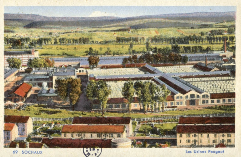 Sochaux - Les Usines Peugeot. © Région Bourgogne-Franche-Comté, Inventaire du patrimoine Sochaux - Les Usines Peugeot. © Région Bourgogne-Franche-Comté, Inventaire du patrimoine