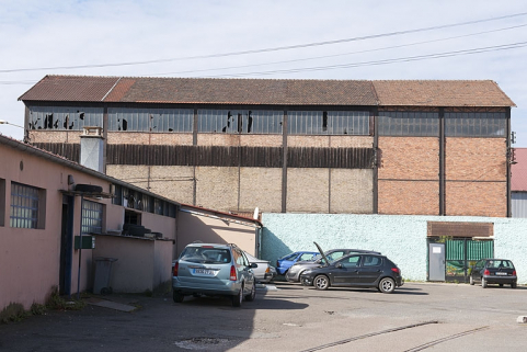 Façade est de l'atelier de laminage (tôlerie n°4). © Région Bourgogne-Franche-Comté, Inventaire du patrimoine
