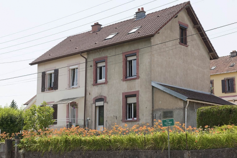 Maison jumelée à entrées contiguës. © Région Bourgogne-Franche-Comté, Inventaire du patrimoine