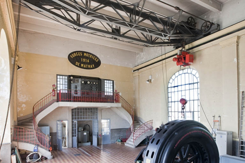 Extrémité nord-ouest de la centrale. © Région Bourgogne-Franche-Comté, Inventaire du patrimoine Extrémité nord-ouest de la centrale. © Région Bourgogne-Franche-Comté, Inventaire du patrimoine