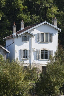 Pignon d'une maison individuelle. © Région Bourgogne-Franche-Comté, Inventaire du patrimoine