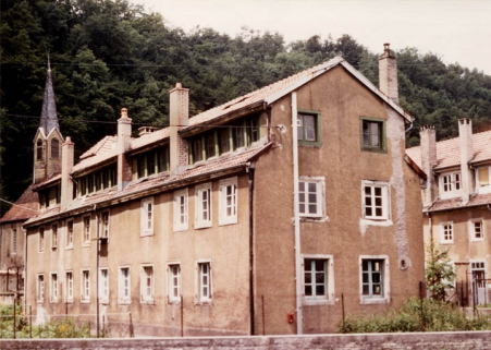 Vue d'ensemble des ateliers d'origine, depuis le sud-est. © Région Bourgogne-Franche-Comté, Inventaire du patrimoine