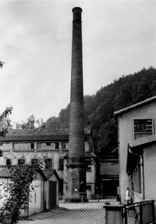 Cheminée de l'usine. © Région Bourgogne-Franche-Comté, Inventaire du patrimoine