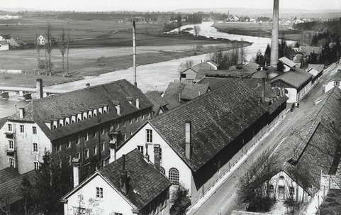 Vue plongeante depuis le sud-est en 1889. © Région Bourgogne-Franche-Comté, Inventaire du patrimoine