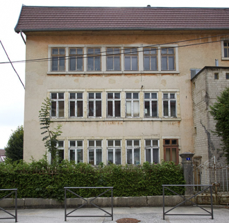 Usine : façade postérieure. © Région Bourgogne-Franche-Comté, Inventaire du patrimoine