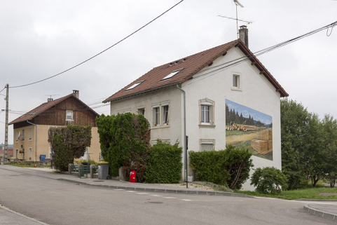 Logement patronal : vue d'ensemble, depuis l'est (façades antérieure et latérale droite). © Région Bourgogne-Franche-Comté, Inventaire du patrimoine Logement patronal : vue d'ensemble, depuis l'est (façades antérieure et latérale droite). © Région Bourgogne-Franche-Comté, Inventaire du patrimoine