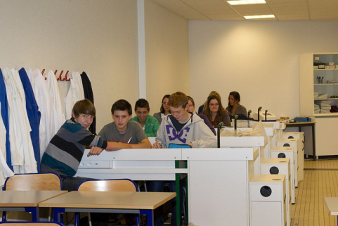 Bâtiment B : une salle de classe en filière générale. © Région Bourgogne-Franche-Comté, Inventaire du patrimoine Bâtiment B : une salle de classe en filière générale. © Région Bourgogne-Franche-Comté, Inventaire du patrimoine