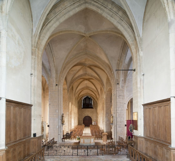 La nef vue depuis le choeur © Région Bourgogne-Franche-Comté, Inventaire du patrimoine La nef vue depuis le choeur © Région Bourgogne-Franche-Comté, Inventaire du patrimoine
