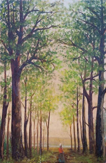 Détail : le panneau inférieur de la porte conduisant à une des chambres de l'étage. © Région Bourgogne-Franche-Comté, Inventaire du patrimoine