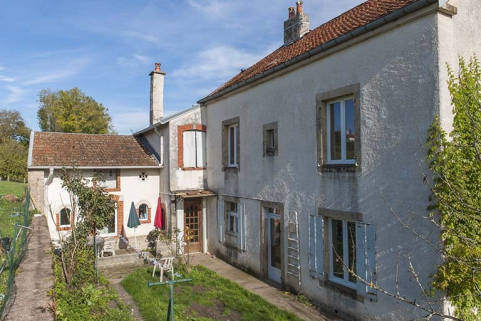 Façade postérieure et remise. © Région Bourgogne-Franche-Comté, Inventaire du patrimoine