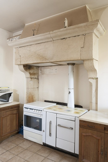 Cuisine : vue générale de la cheminée. © Région Bourgogne-Franche-Comté, Inventaire du patrimoine