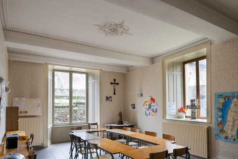 Vue générale de la salle à manger. © Région Bourgogne-Franche-Comté, Inventaire du patrimoine