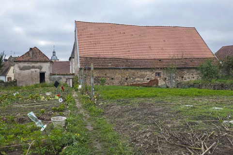 Façades postérieure du bâtiment abritant les parties agricoles. © Région Bourgogne-Franche-Comté, Inventaire du patrimoine