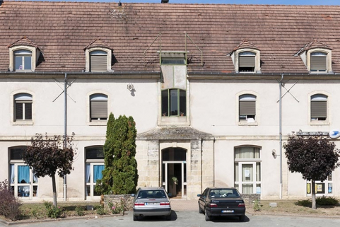 Façade antérieure : le corps central. © Région Bourgogne-Franche-Comté, Inventaire du patrimoine Façade antérieure : le corps central. © Région Bourgogne-Franche-Comté, Inventaire du patrimoine