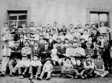 Le personnel de la chaiserie. © Région Bourgogne-Franche-Comté, Inventaire du patrimoine