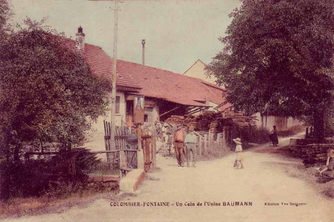 Colombier-Fontaine. Un coin de l'usine Baumann. © Région Bourgogne-Franche-Comté, Inventaire du patrimoine