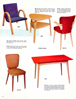 Fauteuils, chaise et tables. © Région Bourgogne-Franche-Comté, Inventaire du patrimoine