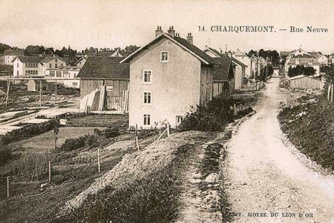 14. Charquemont. - Rue Neuve [vers la scierie], 2e quart 20e siècle © Région Bourgogne-Franche-Comté, Inventaire du patrimoine