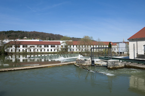 Usine (rive gauche) depuis l'est. © Région Bourgogne-Franche-Comté, Inventaire du patrimoine